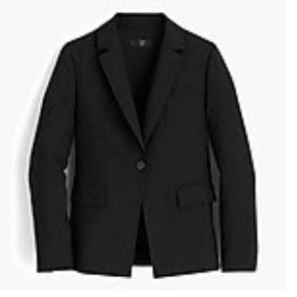 J. Crew Petite Slim Single-Button Blazer in Everyday Wool, size 4 P
